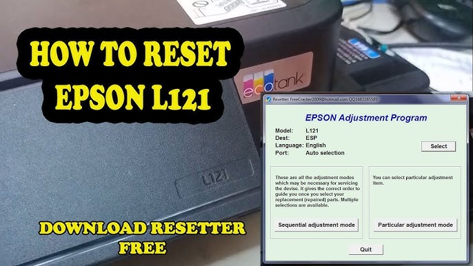 Epson L121 Resetter Free Download Zip Without Password [2025]